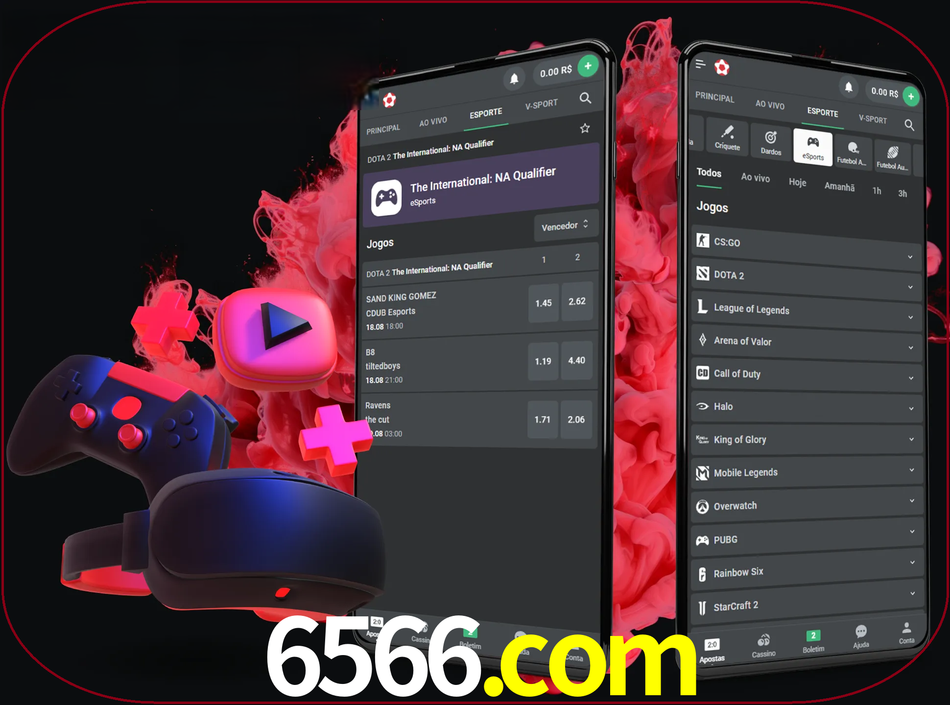Para ter a aplicação móvel 6566 no seu smartphone, basta descarregar o ficheiro apk e seguir as instruções.