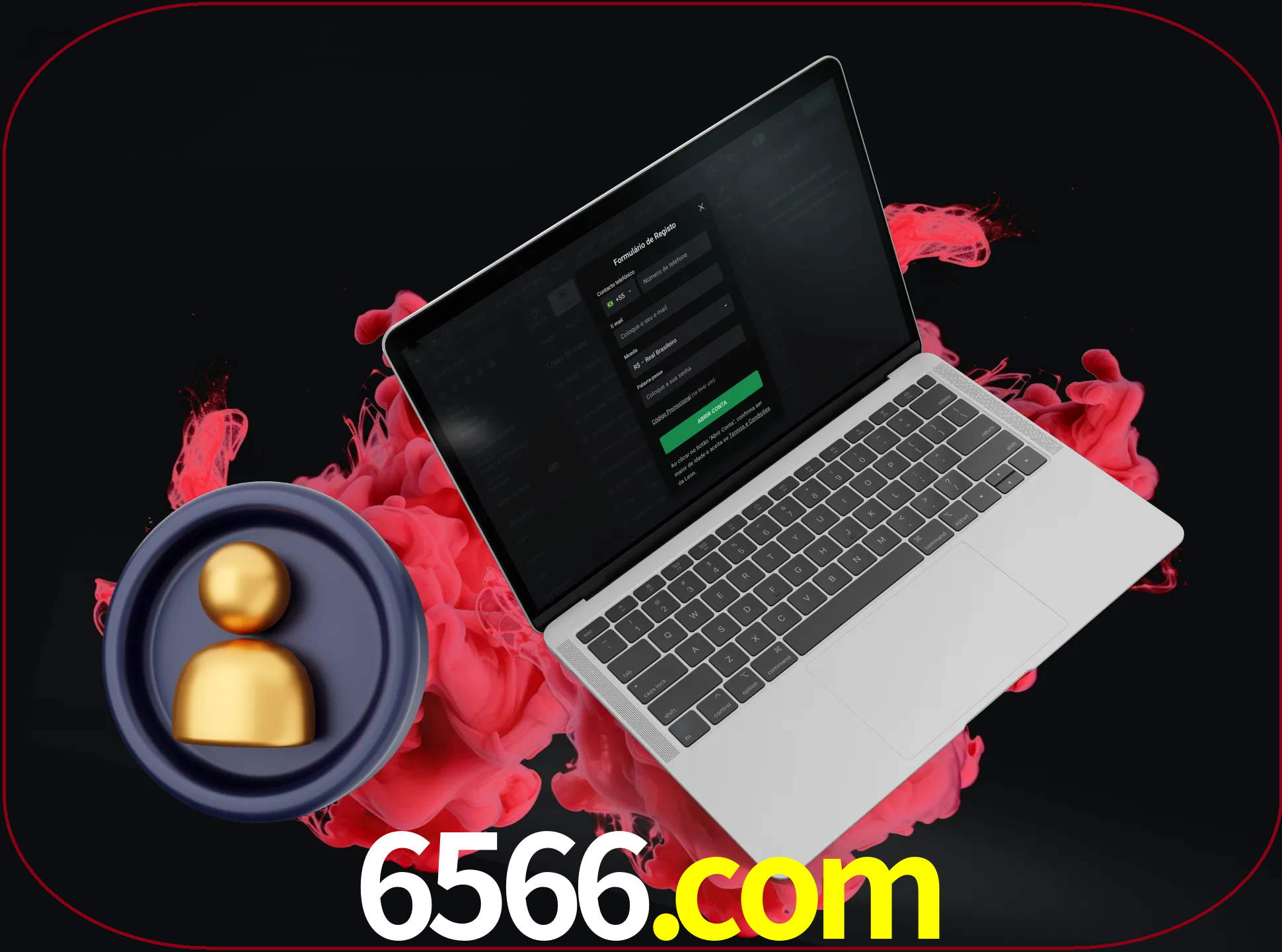 No cabeçalho do site 6566, clique no botão que o levará a um formulário especial onde terá de introduzir as suas informações actuais.